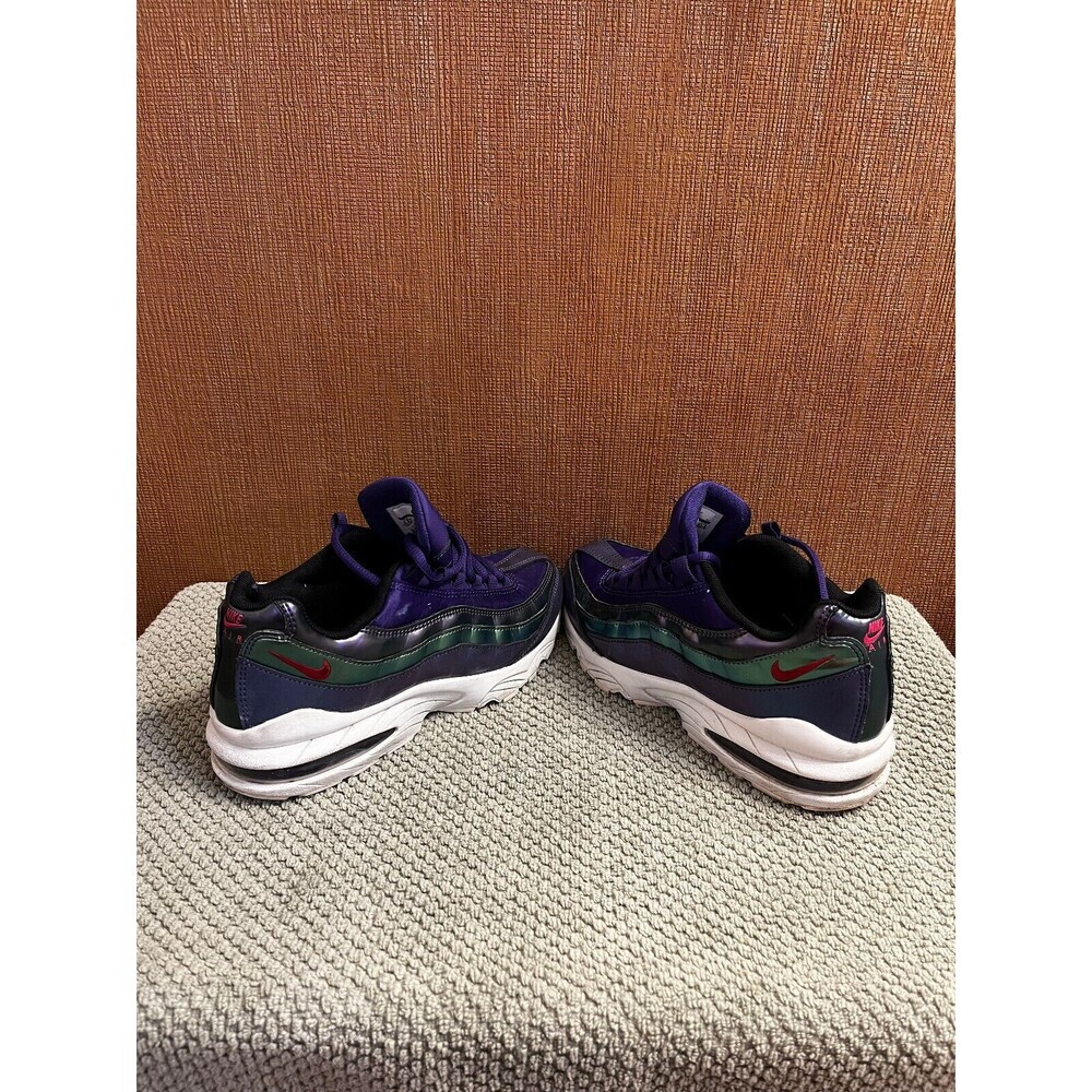 Nike Air Max 95 SE (GS) Metallic Purple Shoes Youth US Size 6.5Y - AJ1899-500 - Picture 3 of 5
